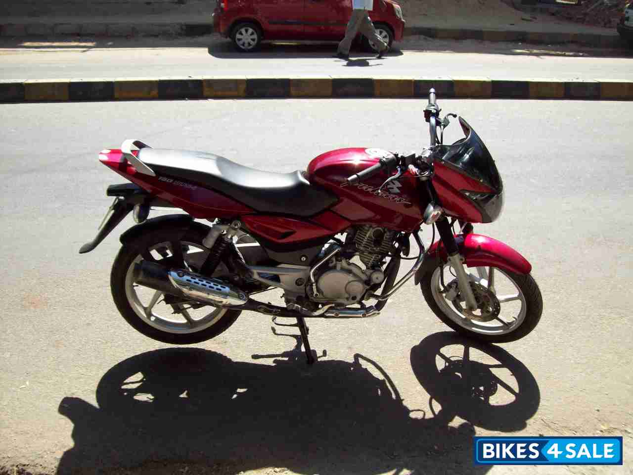 Red Bajaj Pulsar 150 DTSi