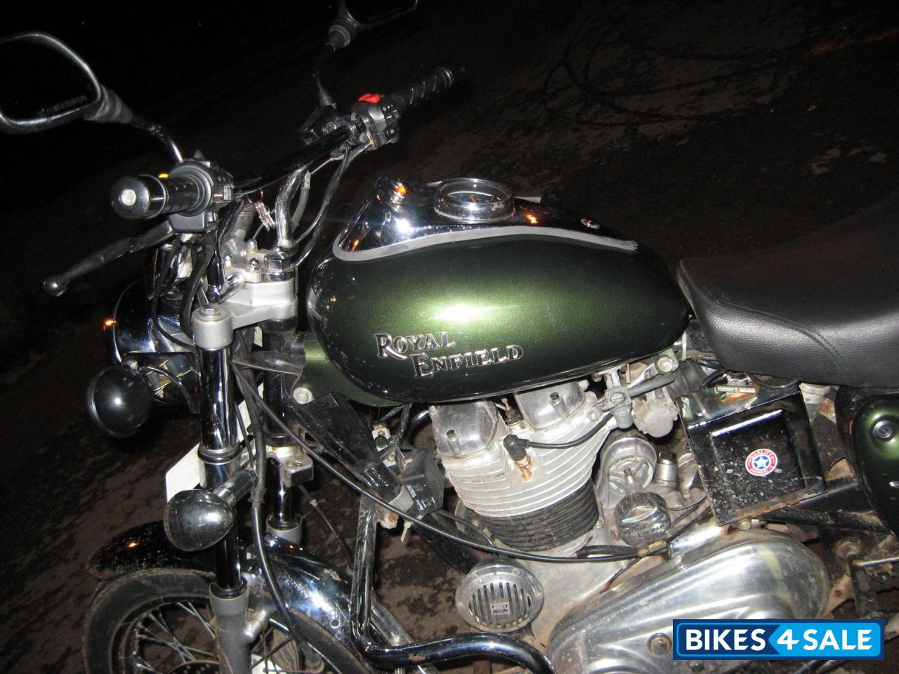 Green Royal Enfield Bullet Electra