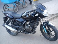 Black TVS Apache RTR 160