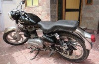 Black Royal Enfield Bullet Electra 4S