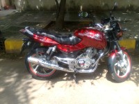 Red Bajaj Pulsar 150 DTSi