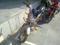 Silver Bajaj Caliber 115