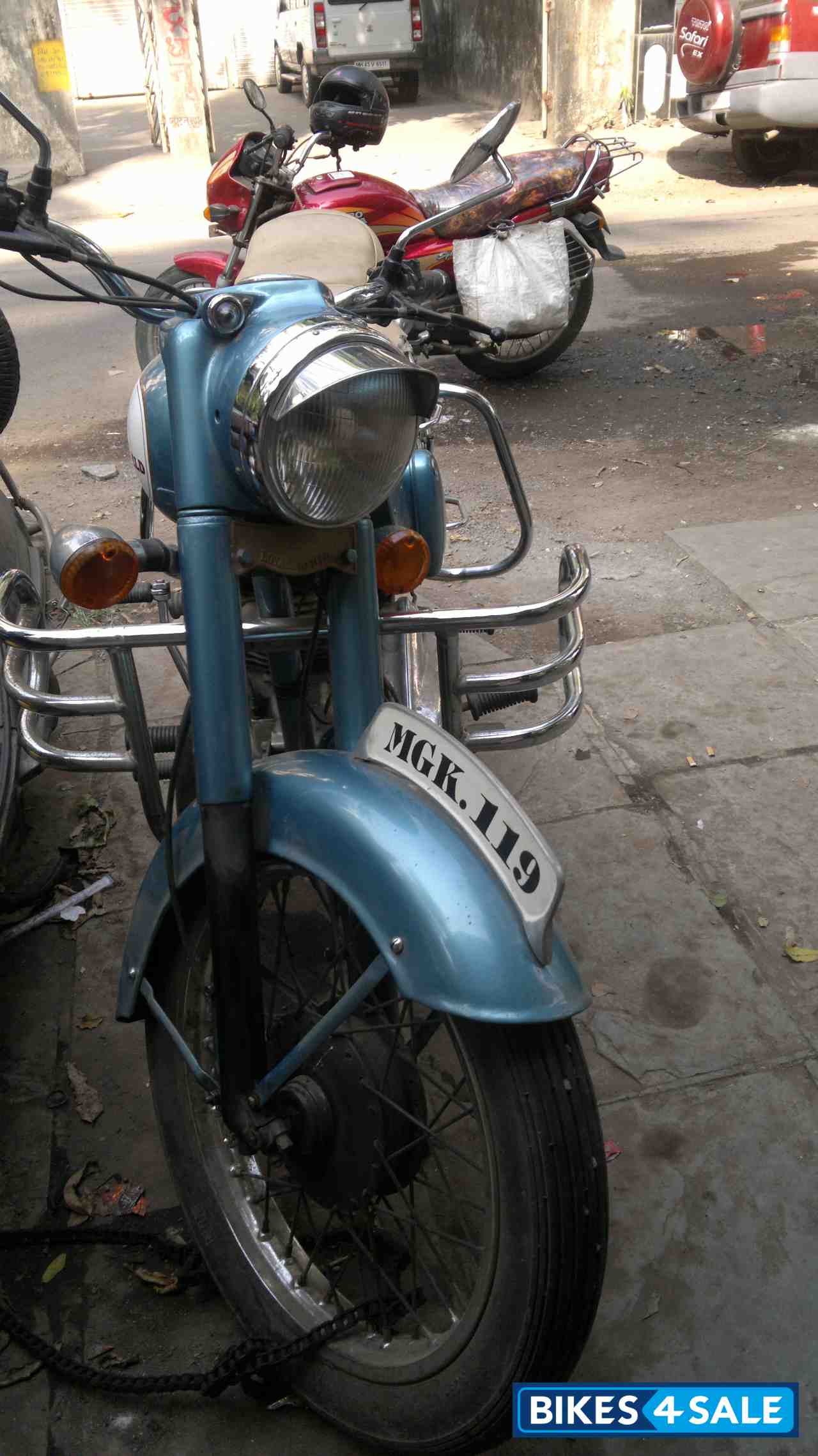 Blue Royal Enfield Classic 350