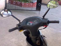 Black TVS Scooty Pep Plus