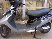 Black TVS Scooty Pep Plus