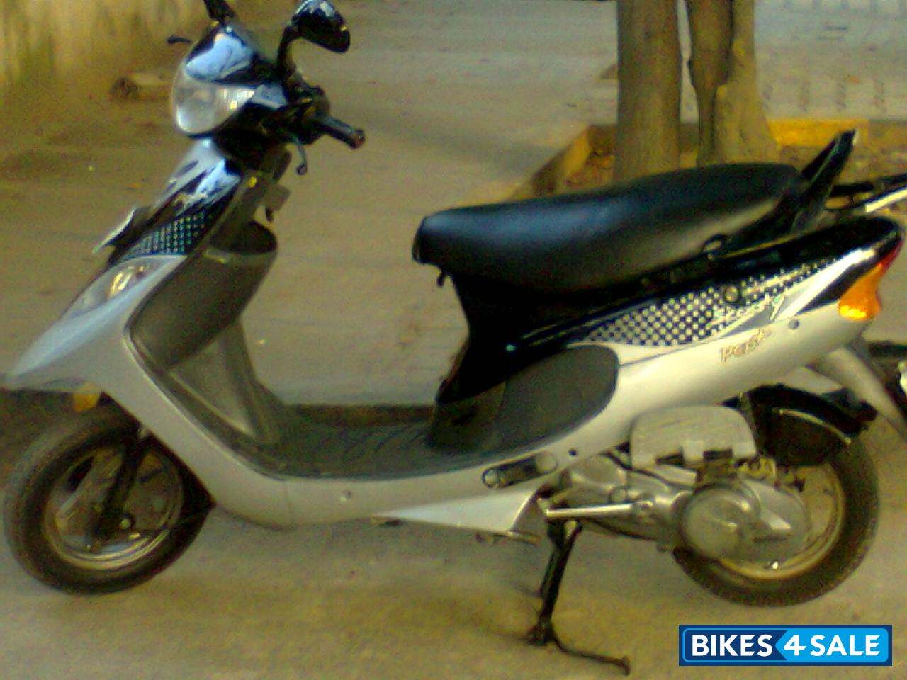 Black TVS Scooty Pep Plus