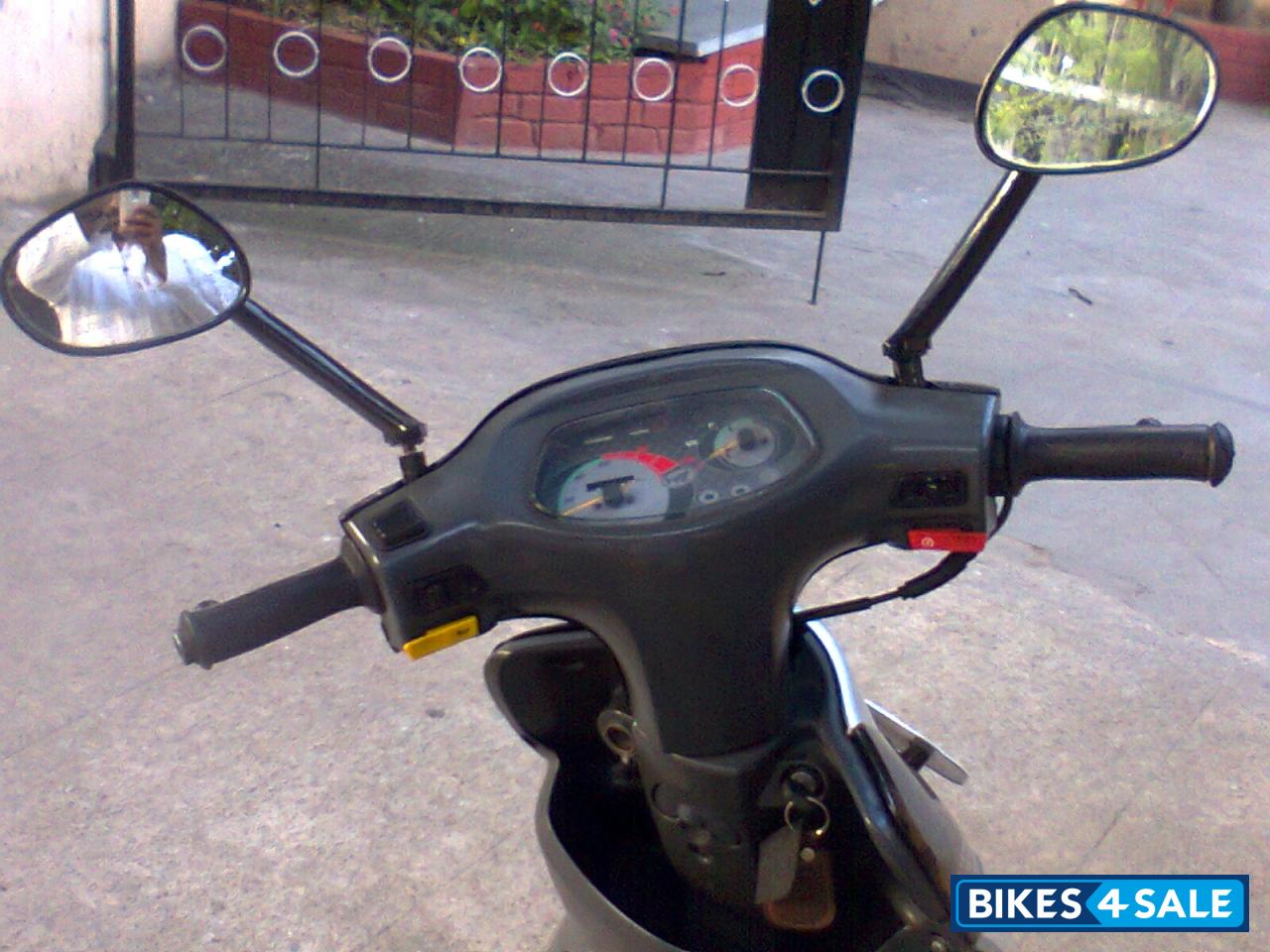 Black TVS Scooty Pep Plus