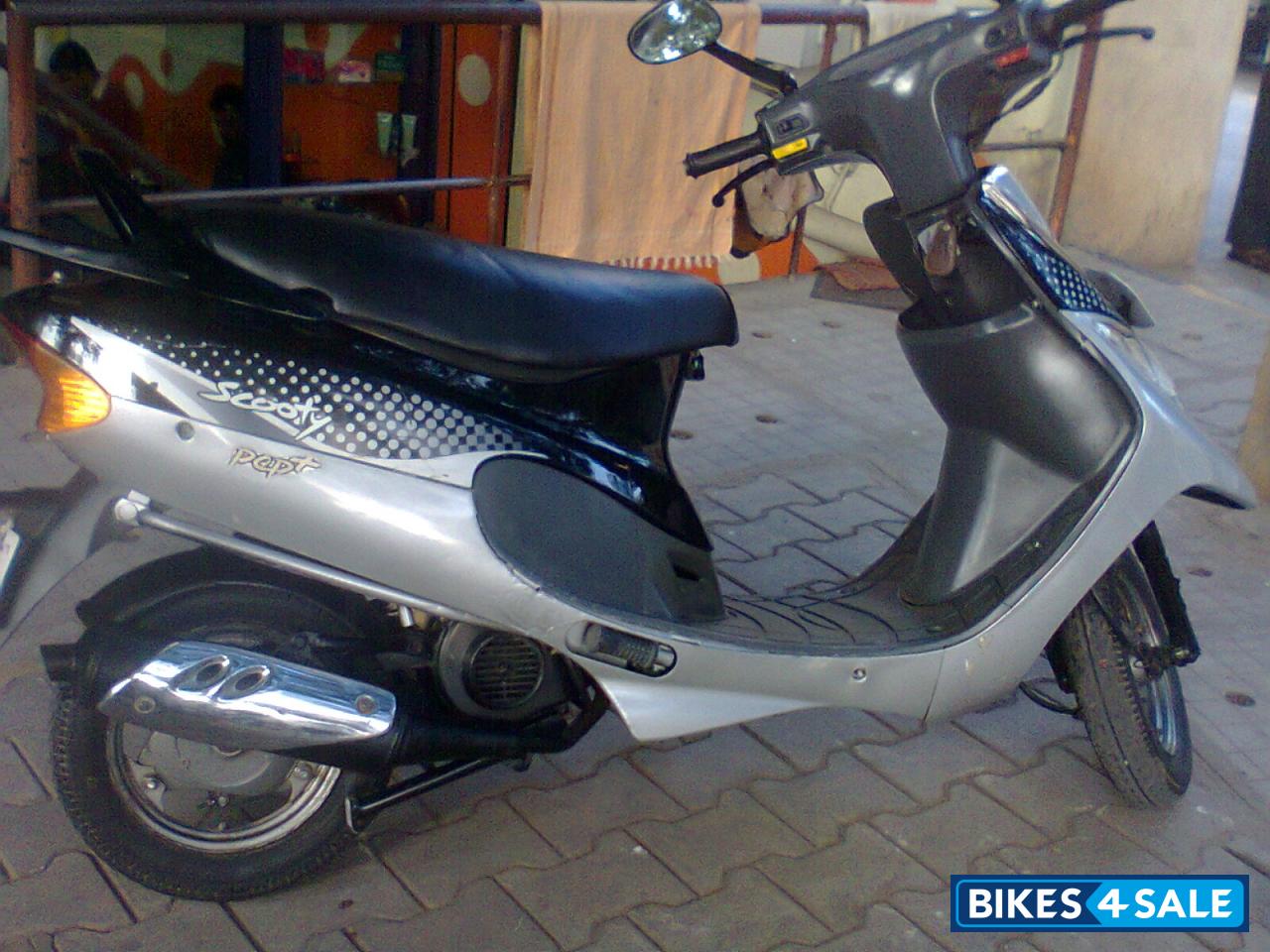 Black TVS Scooty Pep Plus