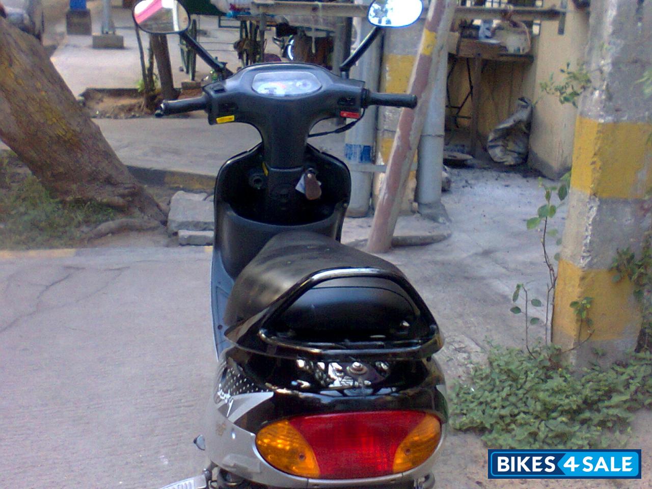 Black TVS Scooty Pep Plus