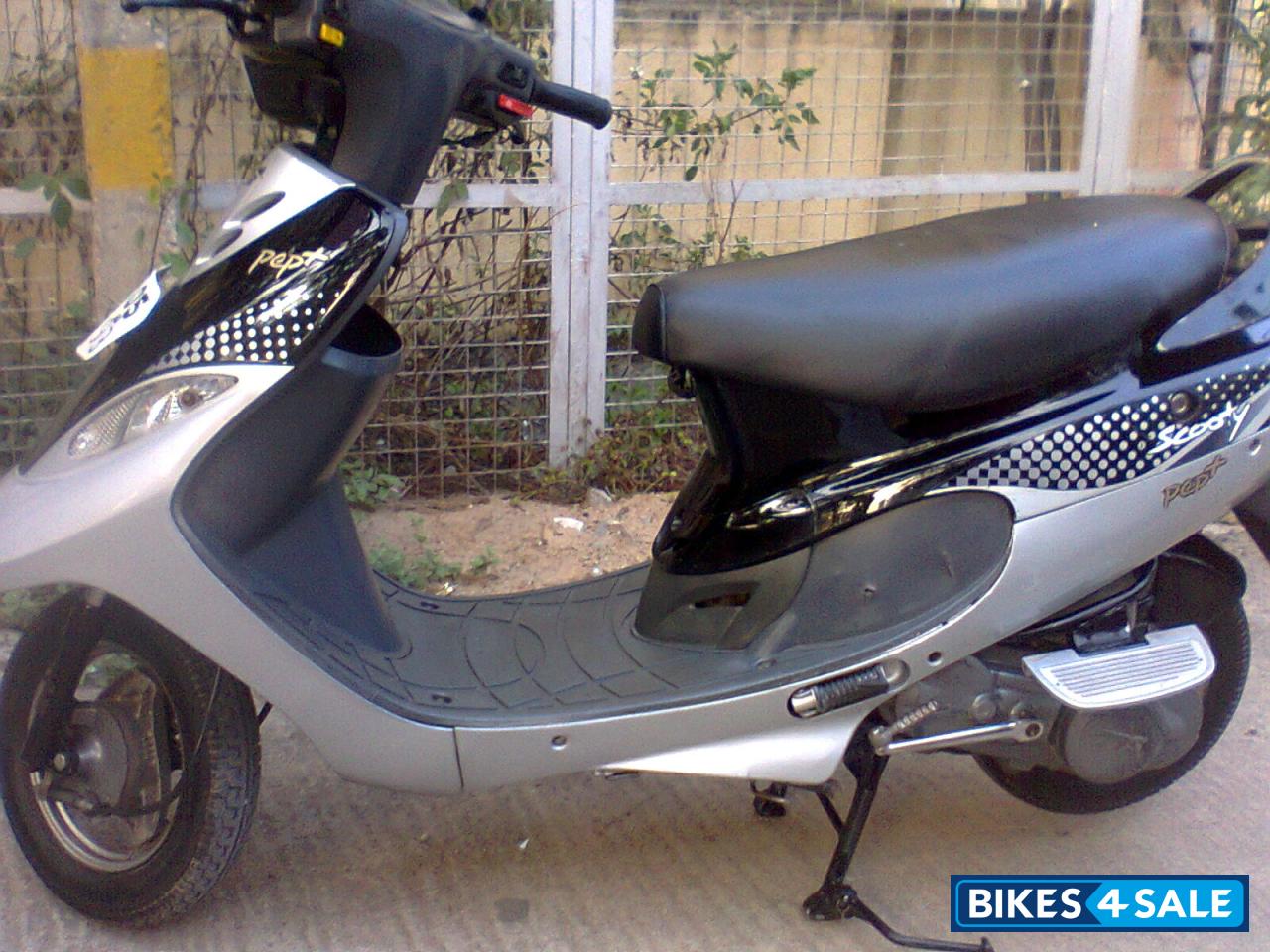 Black TVS Scooty Pep Plus