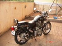 Black Royal Enfield Thunderbird
