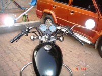 Black Royal Enfield Thunderbird