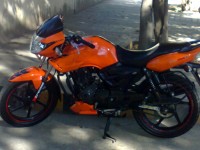 Orange TVS Apache RTR FI 160