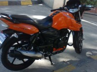 Orange TVS Apache RTR FI 160