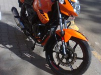 Orange TVS Apache RTR FI 160