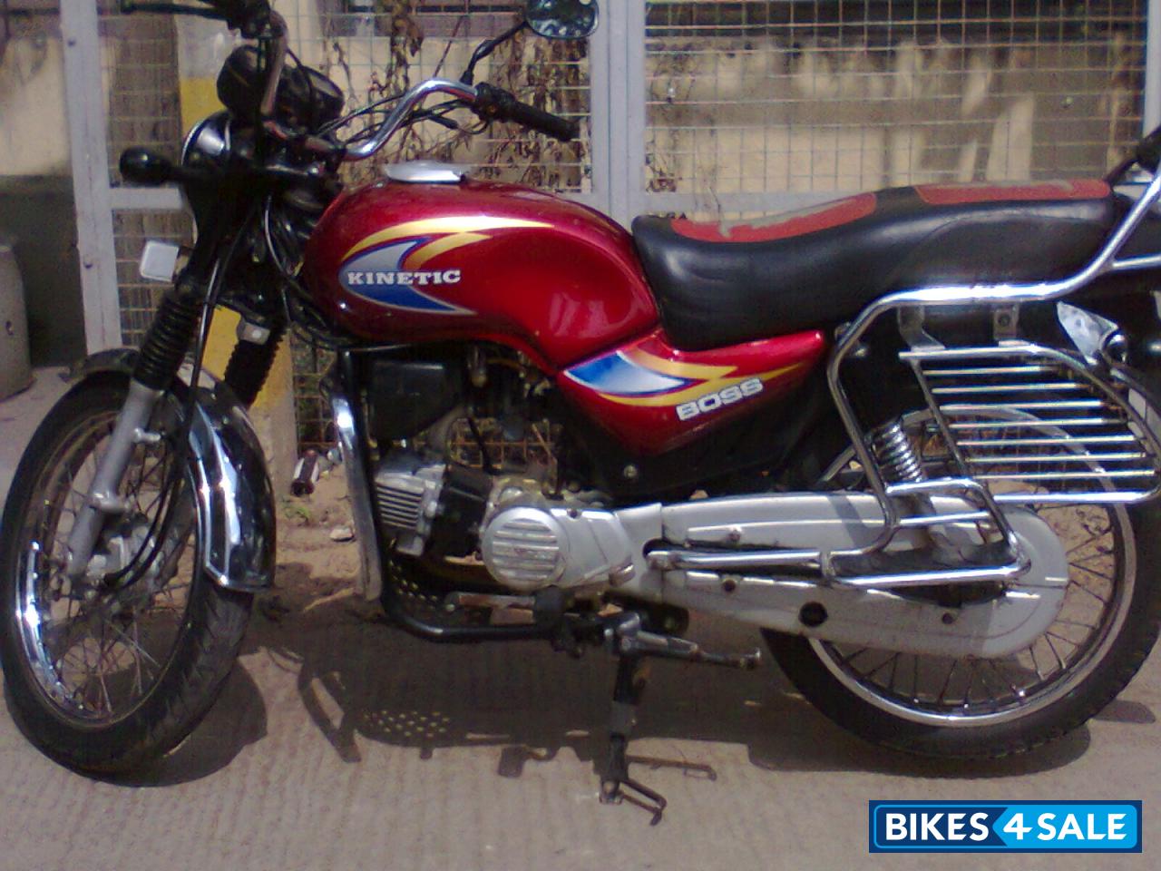 Wine Red Kinetic Boss 115