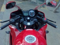 Red Yamaha YZF R15
