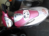 Purple TVS Scooty Pep Plus