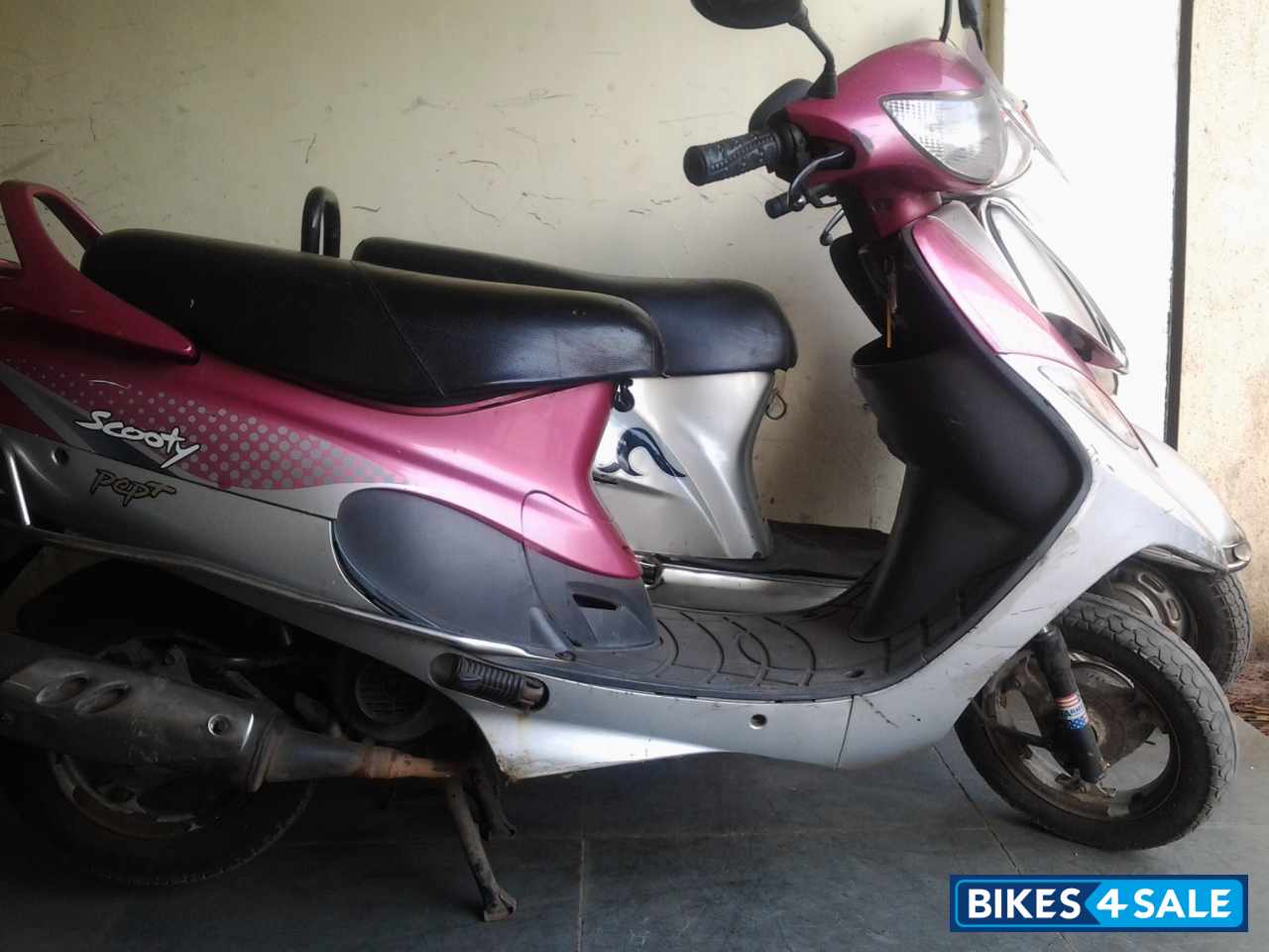 Purple TVS Scooty Pep Plus