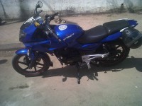 Blue Bajaj Pulsar 220 DTSi