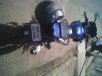 Blue Bajaj Pulsar 220 DTSi