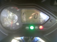 Blue Bajaj Pulsar 220 DTSi