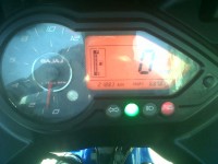 Blue Bajaj Pulsar 220 DTSi