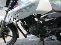 White TVS Apache RTR 180