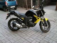 Black And Yellow Yamaha FZ-S