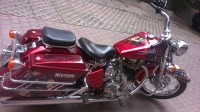 Imported Heavy Metallic Red Modified Bike  royal Enfield 350 cc