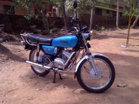 Metallic Blue Yamaha RX 100