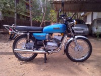 Metallic Blue Yamaha RX 100