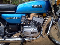 Metallic Blue Yamaha RX 100