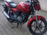 Red TVS Apache 150