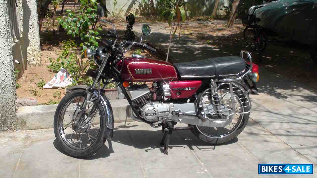 Used 1994 Model Yamaha Rx 100 For Sale In Kanchipuram Id Cherry Red Colour Bikes4sale