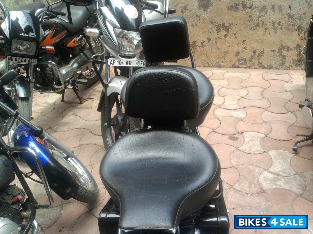 Black And Chrome Royal Enfield Bullet Machismo A500