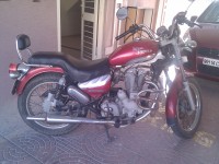 Red Royal Enfield Thunderbird