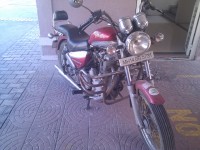 Red Royal Enfield Thunderbird