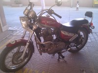Red Royal Enfield Thunderbird