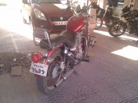 Red Royal Enfield Thunderbird
