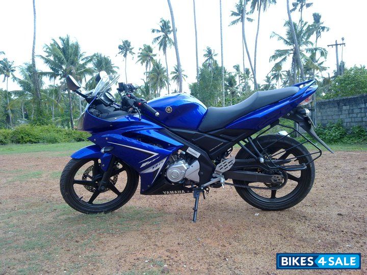 Blue Yamaha YZF R15