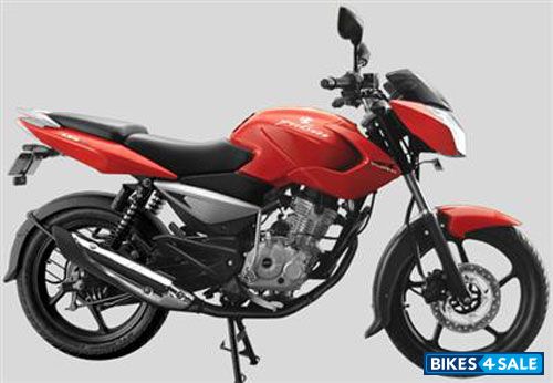 Red Bajaj Pulsar 135LS