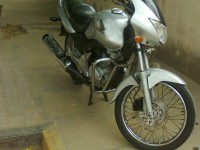 Silver Grey Honda Unicorn