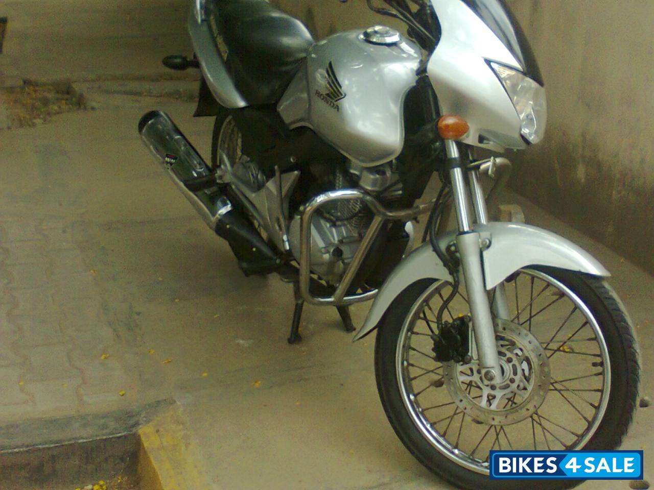 Silver Grey Honda Unicorn