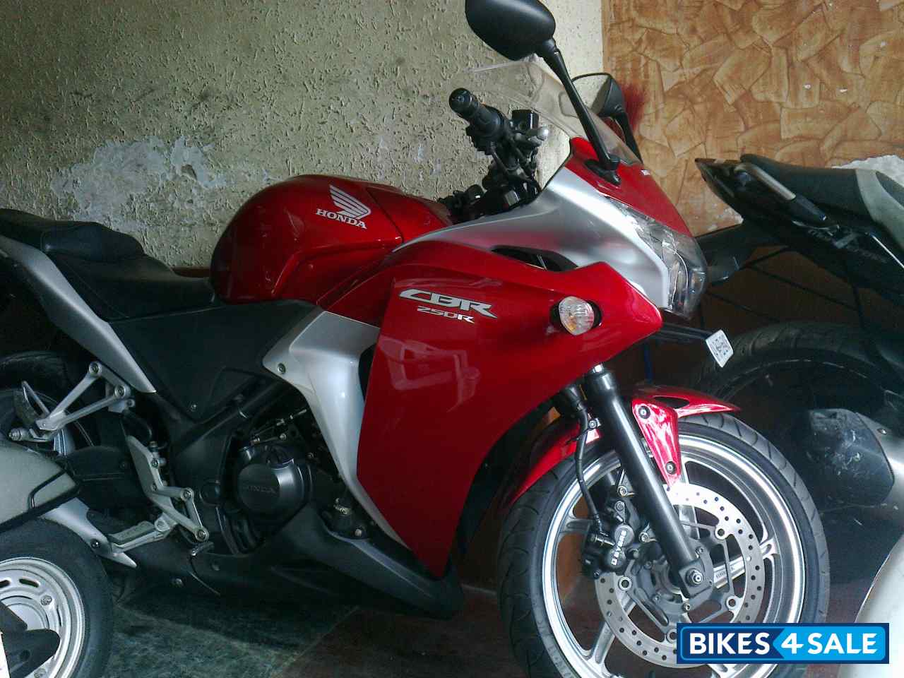 Red & Silver Honda CBR 250R