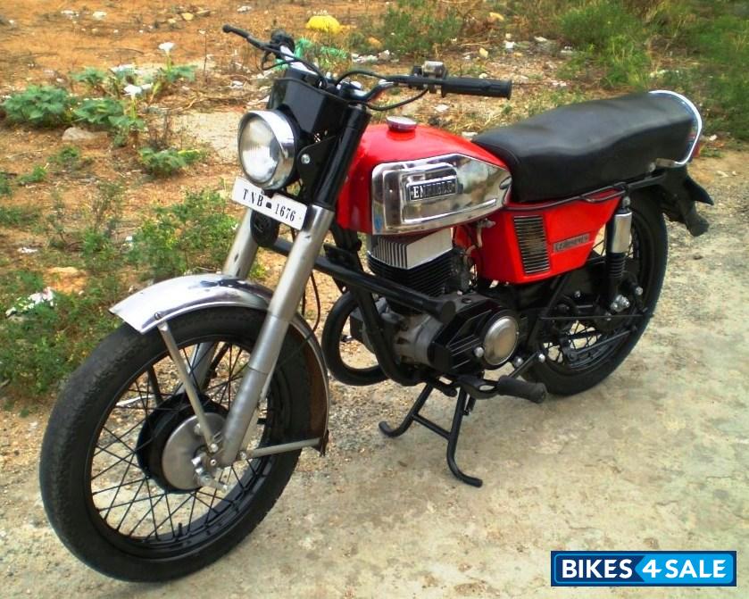 Red Royal Enfield Mini Bullet