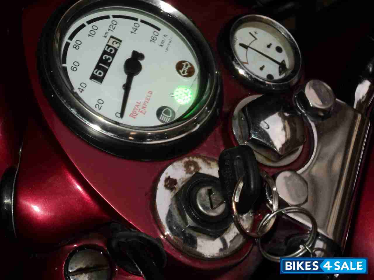 Red Royal Enfield Bullet Electra