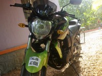 Black And Green Yamaha FZ-S
