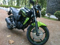 Black And Green Yamaha FZ-S