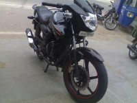 Black TVS Apache RTR 160